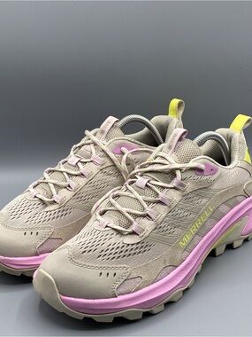 Merrell Womens Moab Speed 2 Shoes, Fondant/Silver